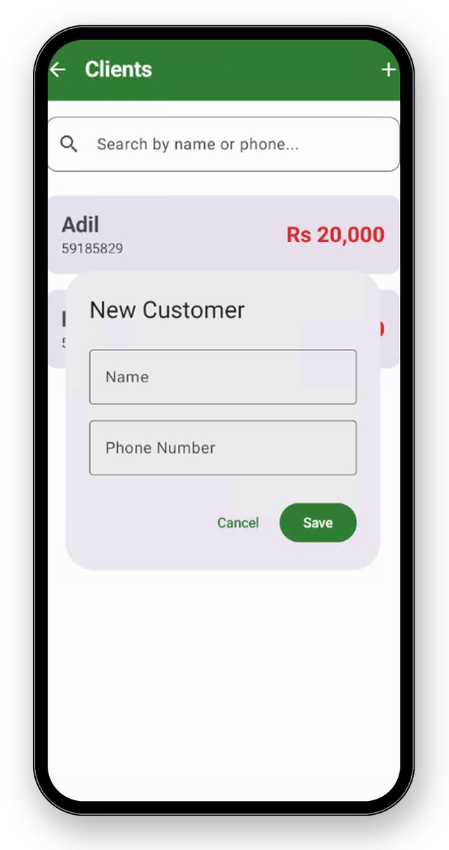 Add a customer